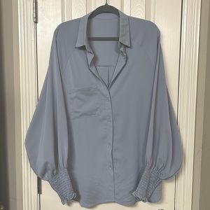 Flowy button down blouse